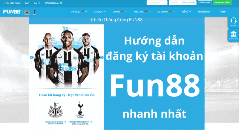 Hướng Dẫn Đăng Ký Tài Khoản Fun88: Khắc Phục Những Vấn Đề Thường Gặp Khi Đăng Nhập