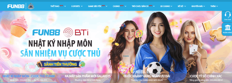 trang giải thưởng fun88